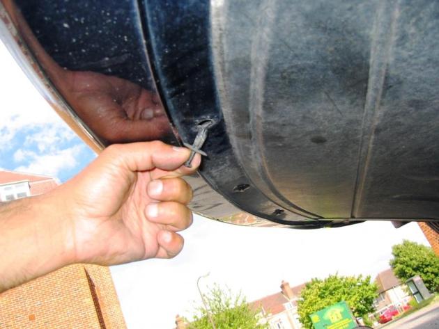 Car Shield front Expanding Rivet